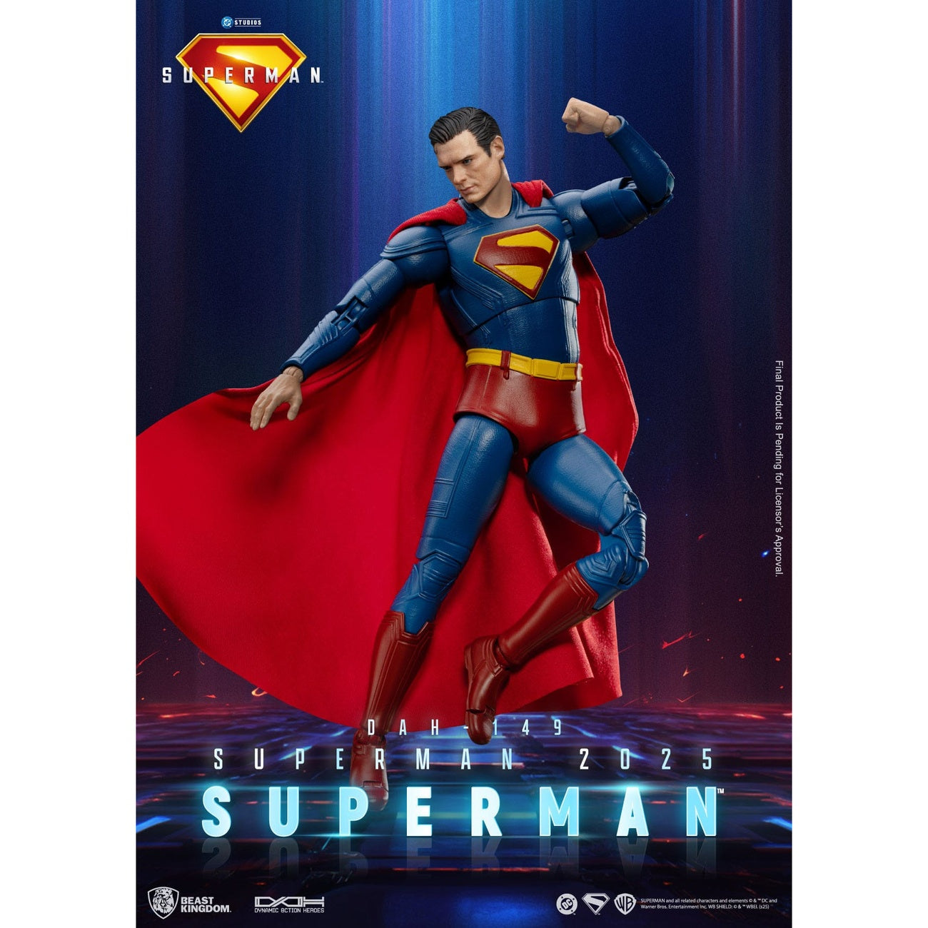 Produktbild Superman (2025) Actionfigur Superman & Krypto 21 cm