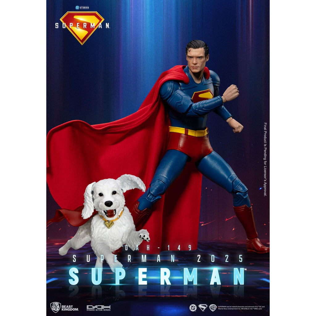 Produktbild Superman (2025) Actionfigur Superman & Krypto 21 cm