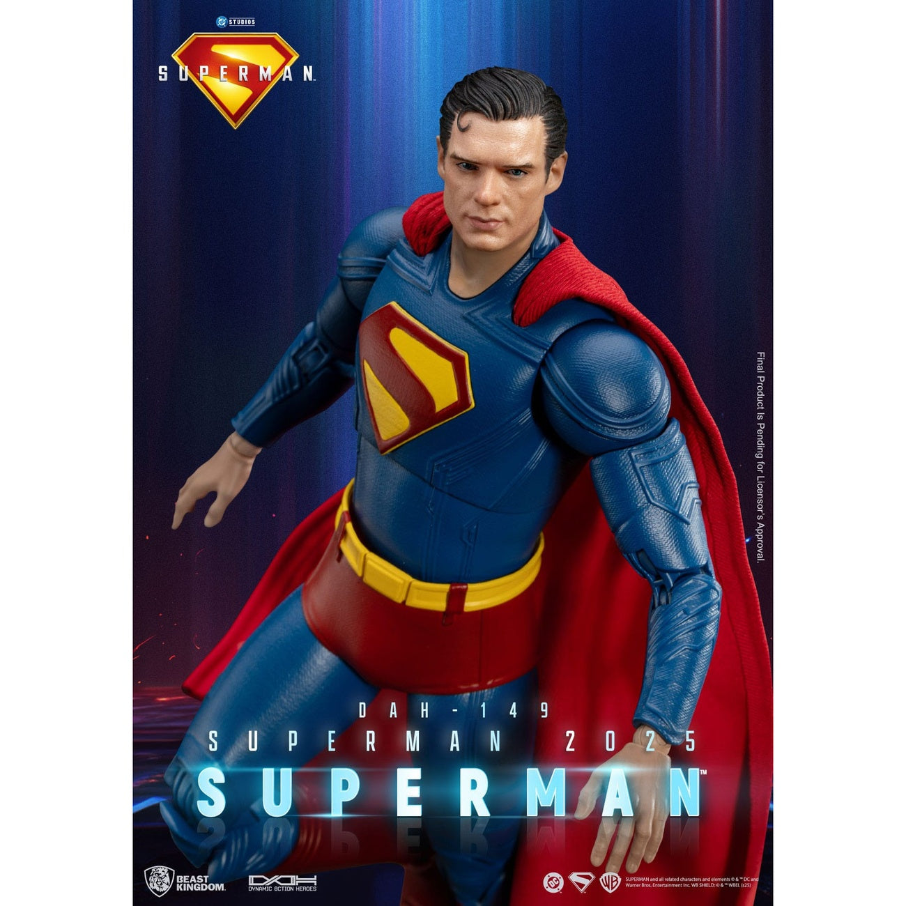 Produktbild Superman (2025) Actionfigur Superman & Krypto 21 cm