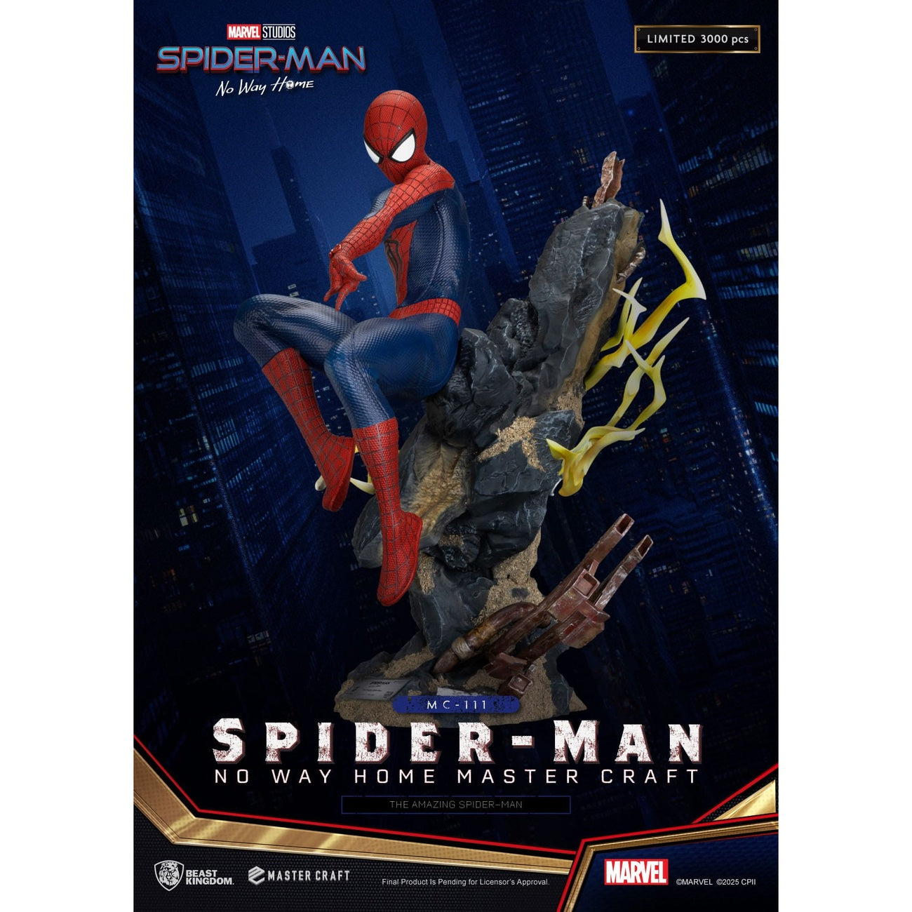Produktbild Spider-Man: No Way Home Master Craft-staty The Amazing Spider-Man 35 cm