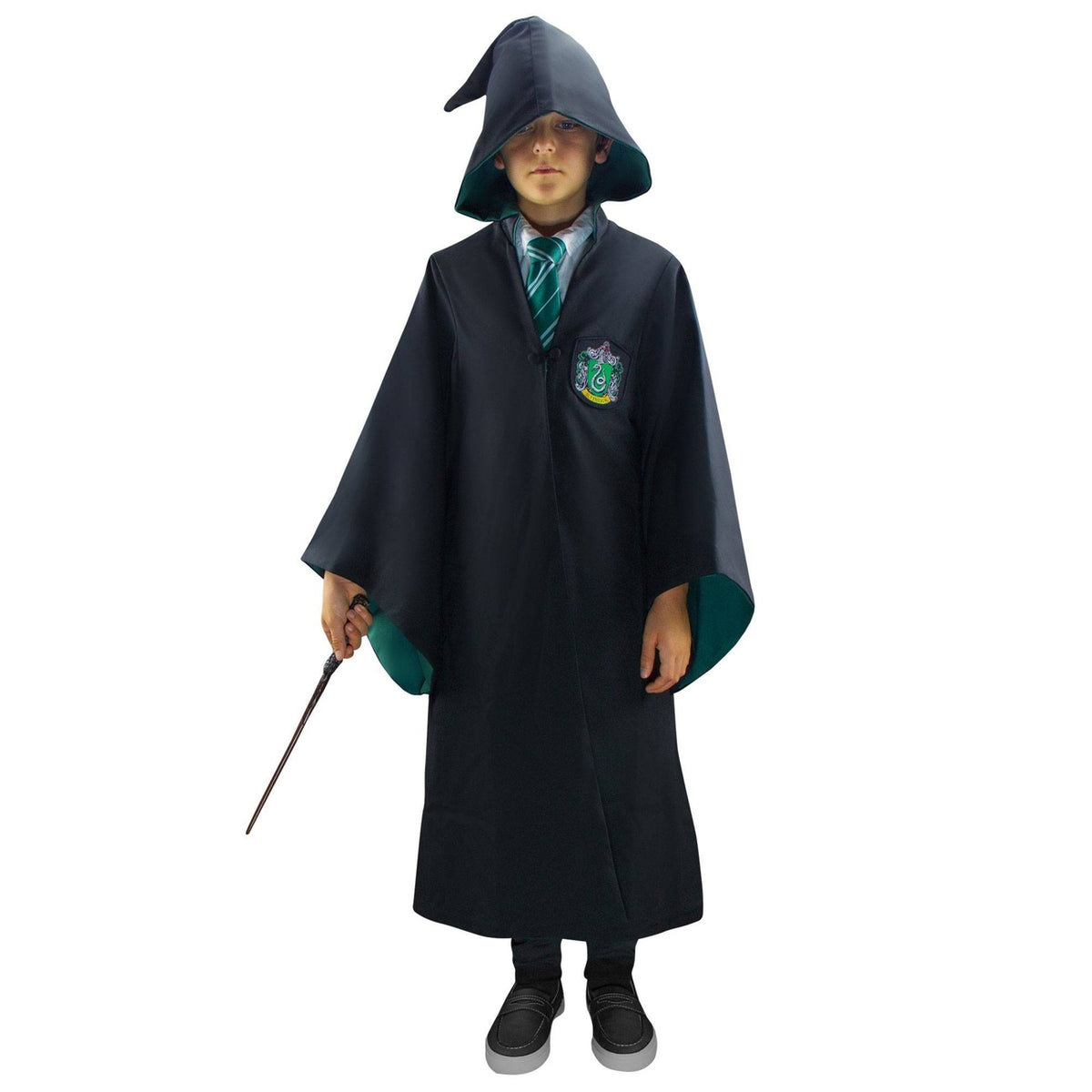 Produktbild Harry Potter Trollkarlskåpa för barn Slytherin