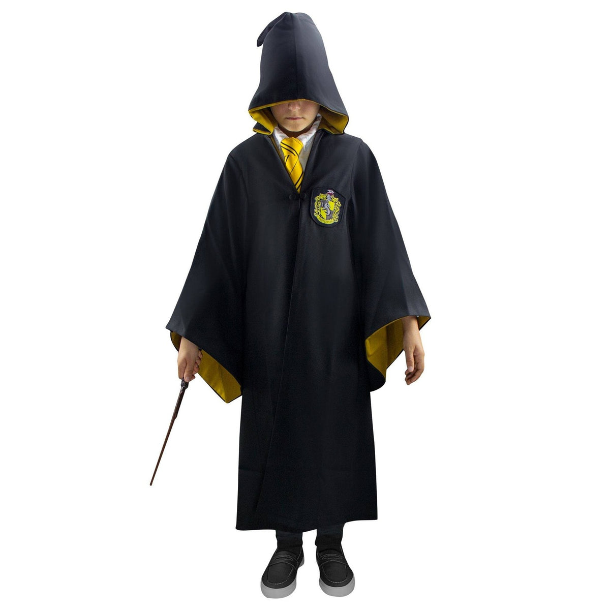 Produktbild Harry Potter Trollkarlskåpa för barn Hufflepuff