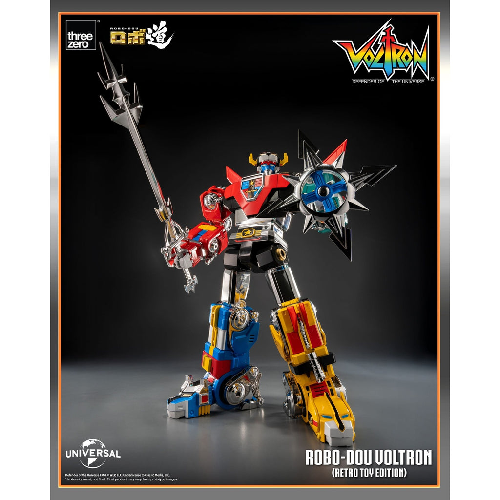 Produktbild Voltron: Defender of the Universe Robo-Dou actionfigur Voltron Retro Toy Edition 27 cm