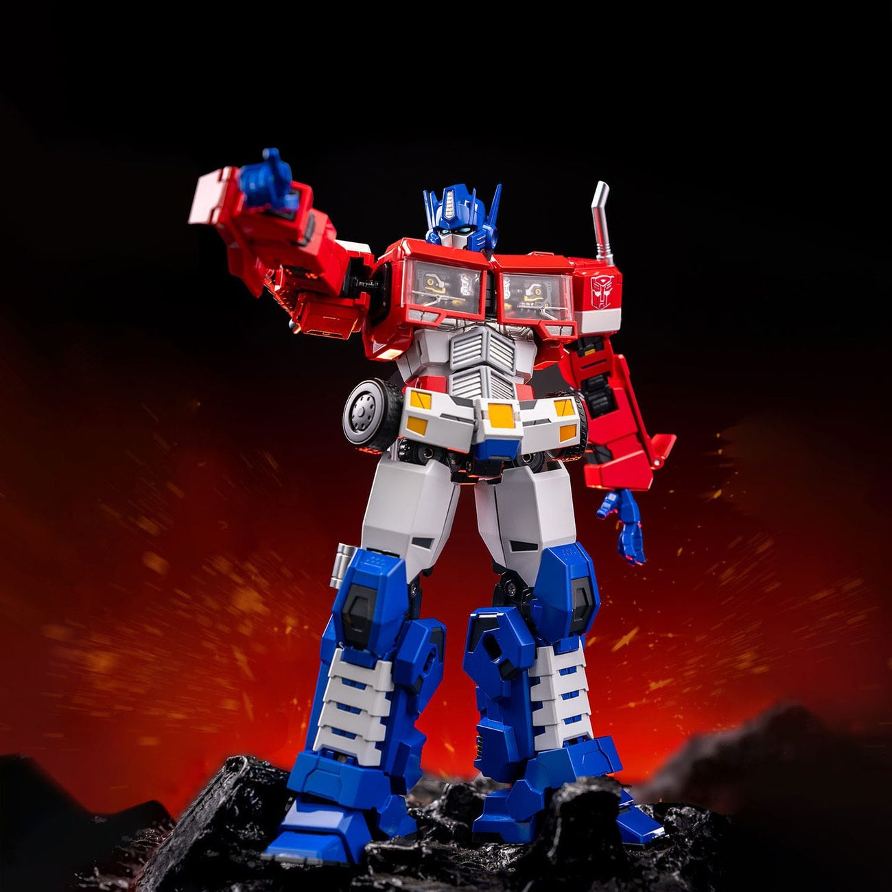 Produktbild Transformers Combot gjuten metall-actionfigur Optimus Prime 19 cm