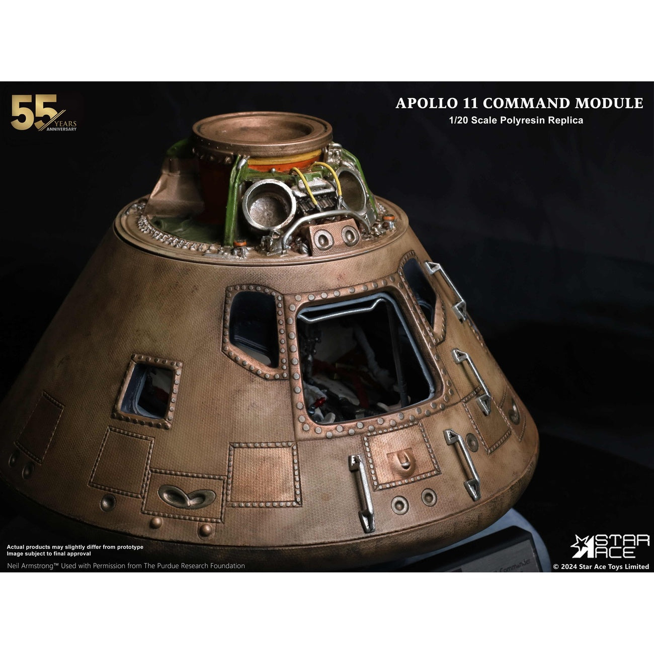 Produktbild Apollo 11 Replika 1/20 Command Module (DX) 20 cm