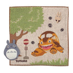 Produktbild Min granne Totoro minihandduk Busshållplats 25 x 25 cm