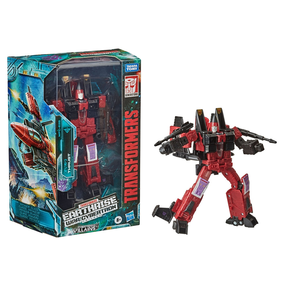 Produktbild Transformers Generations War for Cybertron: Earthrise Voyager Class actionfigur Thrust 18 cm