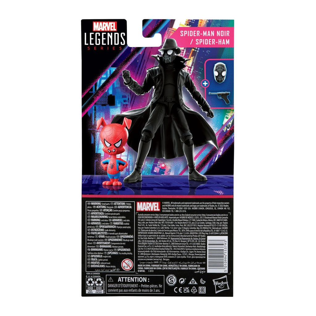 Produktbild Spider-Man: Into the Spider-Verse Marvel Legends actionfigurer 2-pack 2022 Spider-Man Noir & Spider-Ham 15 cm