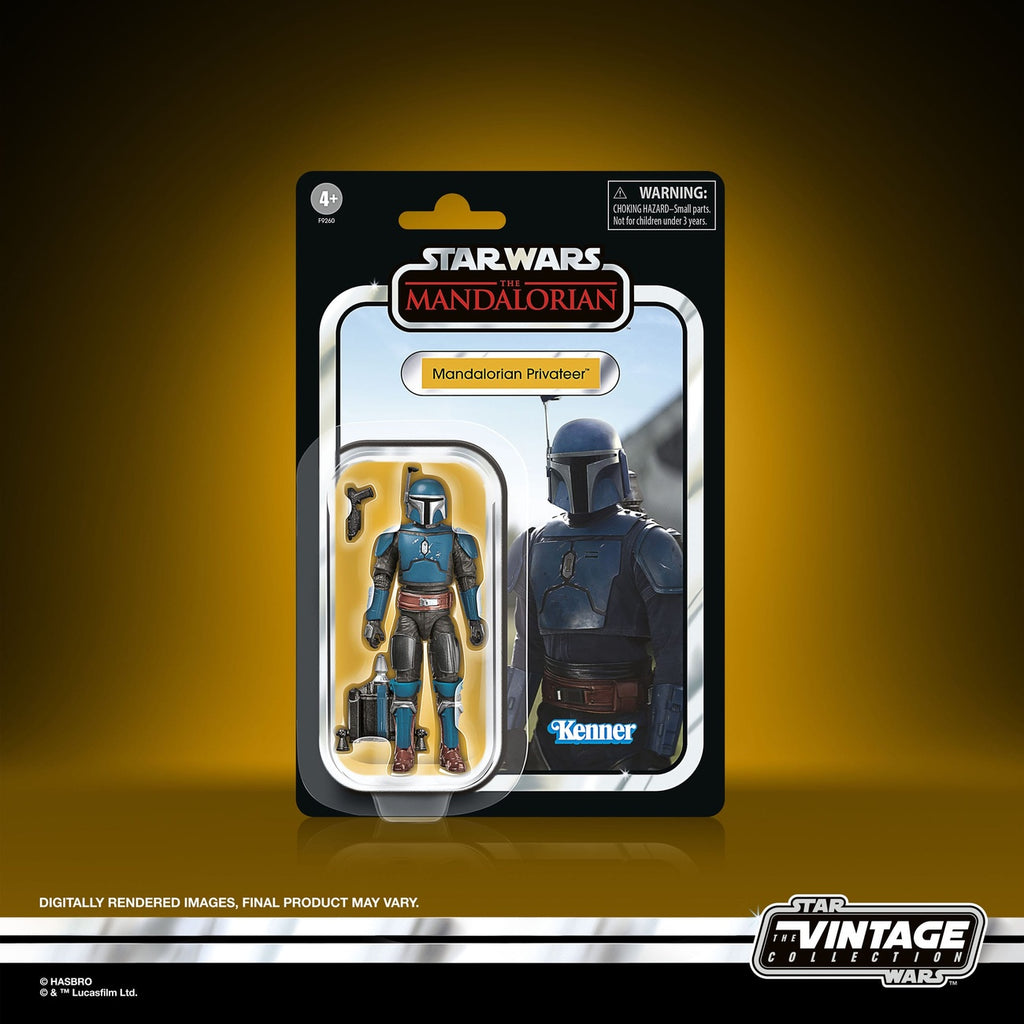 Produktbild Star Wars: The Mandalorian Vintage Collection Moff Gideons Imperial Light Cruiser Hallway med Mandalorian Privateer Act