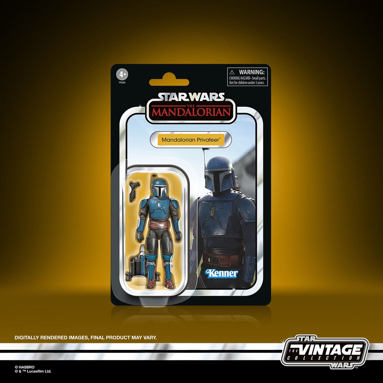 Produktbild Star Wars: The Mandalorian Vintage Collection Moff Gideons Imperial Light Cruiser Hallway med Mandalorian Privateer Act