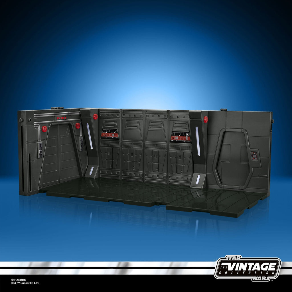 Produktbild Star Wars: The Mandalorian Vintage Collection Moff Gideons Imperial Light Cruiser Hallway med Mandalorian Privateer Act