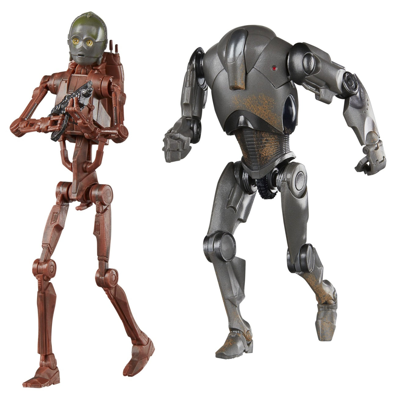 Produktbild Star Wars Episod II Black Series 2-pack actionfigurer C-3PO (B1 Battle Droid-kropp) & Super Battle Droid 15 cm