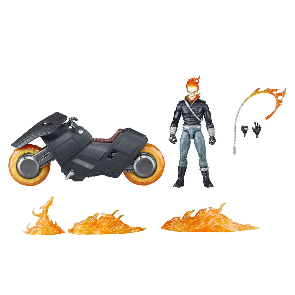 Produktbild Marvel 85th Anniversary Marvel Legends actionfigur med fordon Ghost Rider 15 cm
