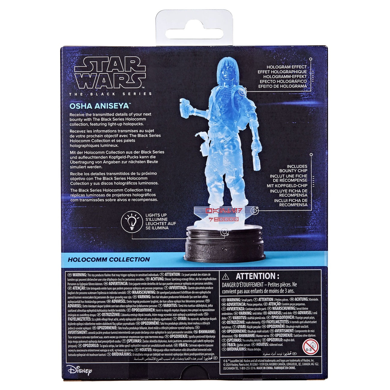 Produktbild Star Wars Black Series Holocomm Collection Osha Aniseya actionfigur 15 cm