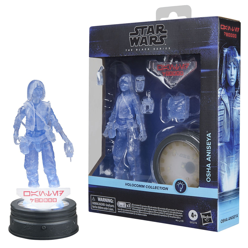 Produktbild Star Wars Black Series Holocomm Collection Osha Aniseya actionfigur 15 cm