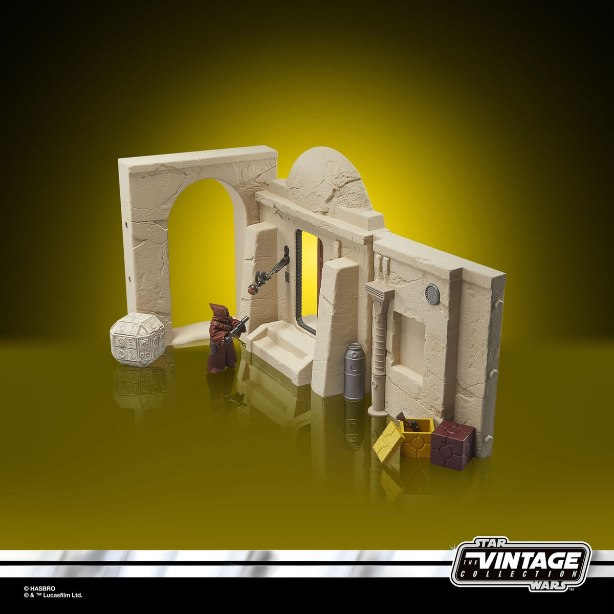 Produktbild Star Wars Episode IV Vintage Collection Playset Streets of Mos Eisley med Jawa actionfigur