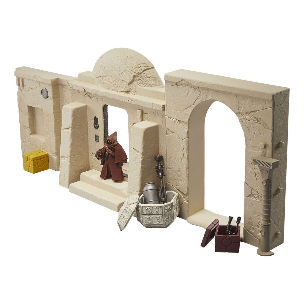 Produktbild Star Wars Episode IV Vintage Collection Playset Streets of Mos Eisley med Jawa actionfigur