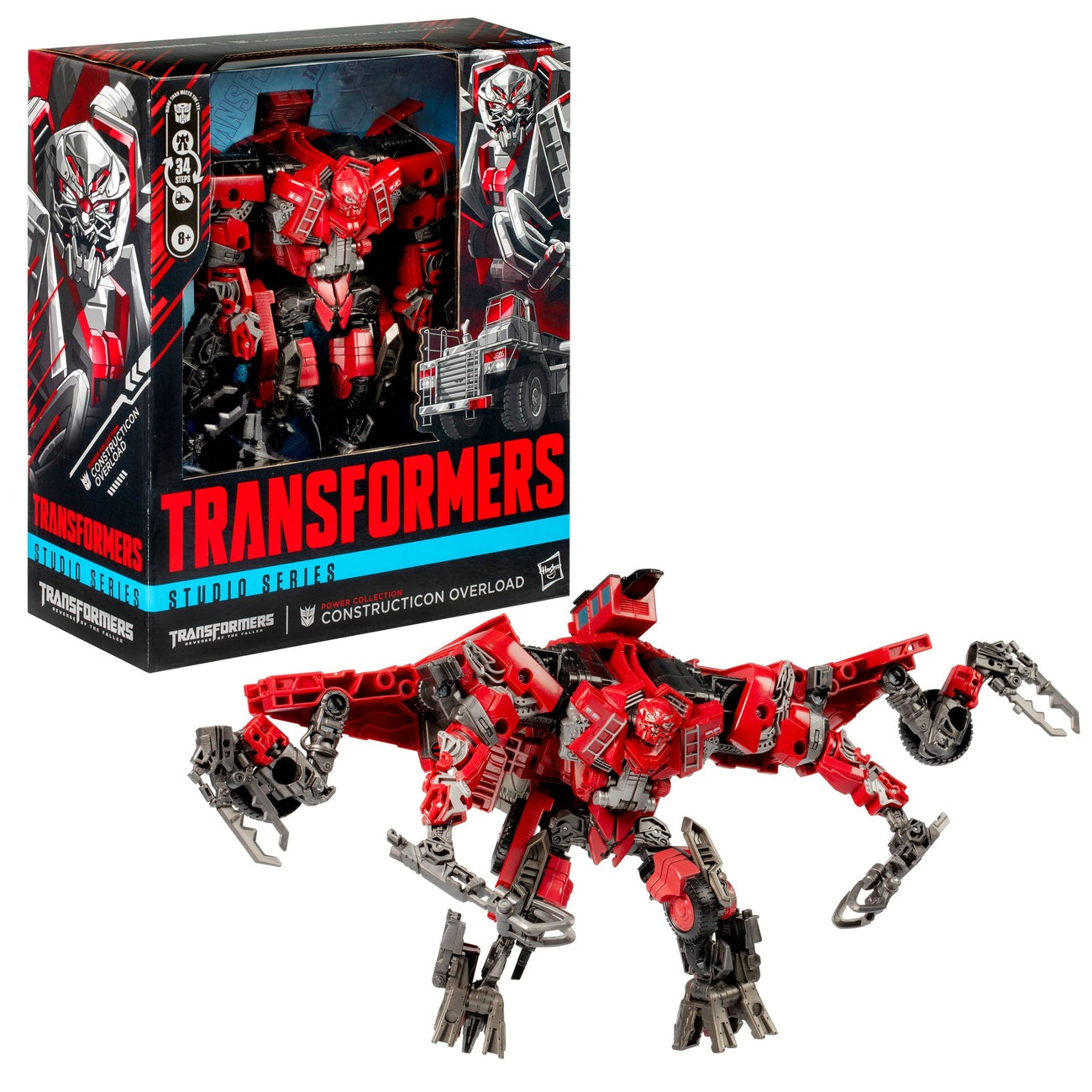 Produktbild Transformers – Hämnden Studio Series Leader Class actionfigur Power Collection Constructicon Overload 22 cm