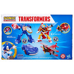 Produktbild Sonic the Hedgehog x Transformers 2-pack actionfigurer Wingtail & Blue Booster 13 cm