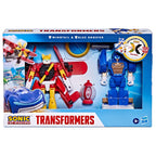 Produktbild Sonic the Hedgehog x Transformers 2-pack actionfigurer Wingtail & Blue Booster 13 cm