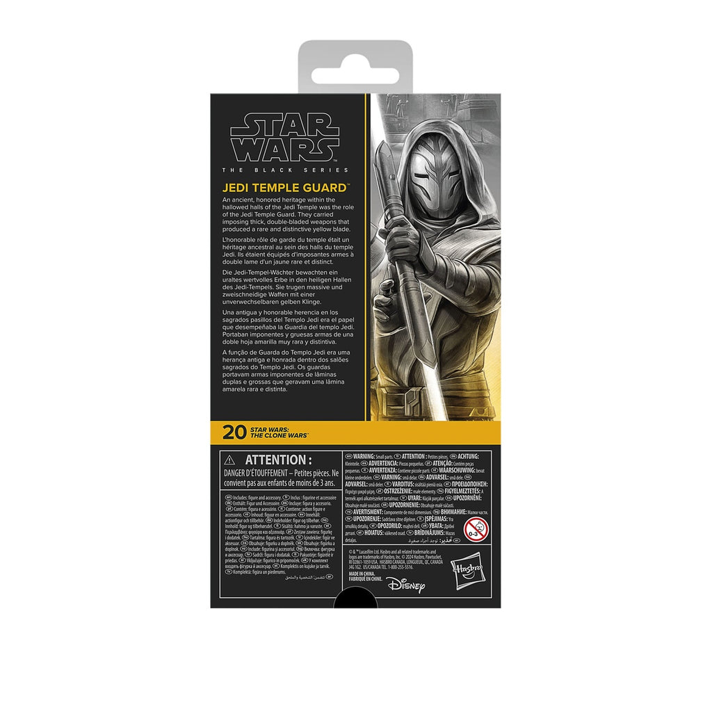 Produktbild Star Wars: The Clone Wars Black Series actionfigur Jedi Temple Guard 15 cm