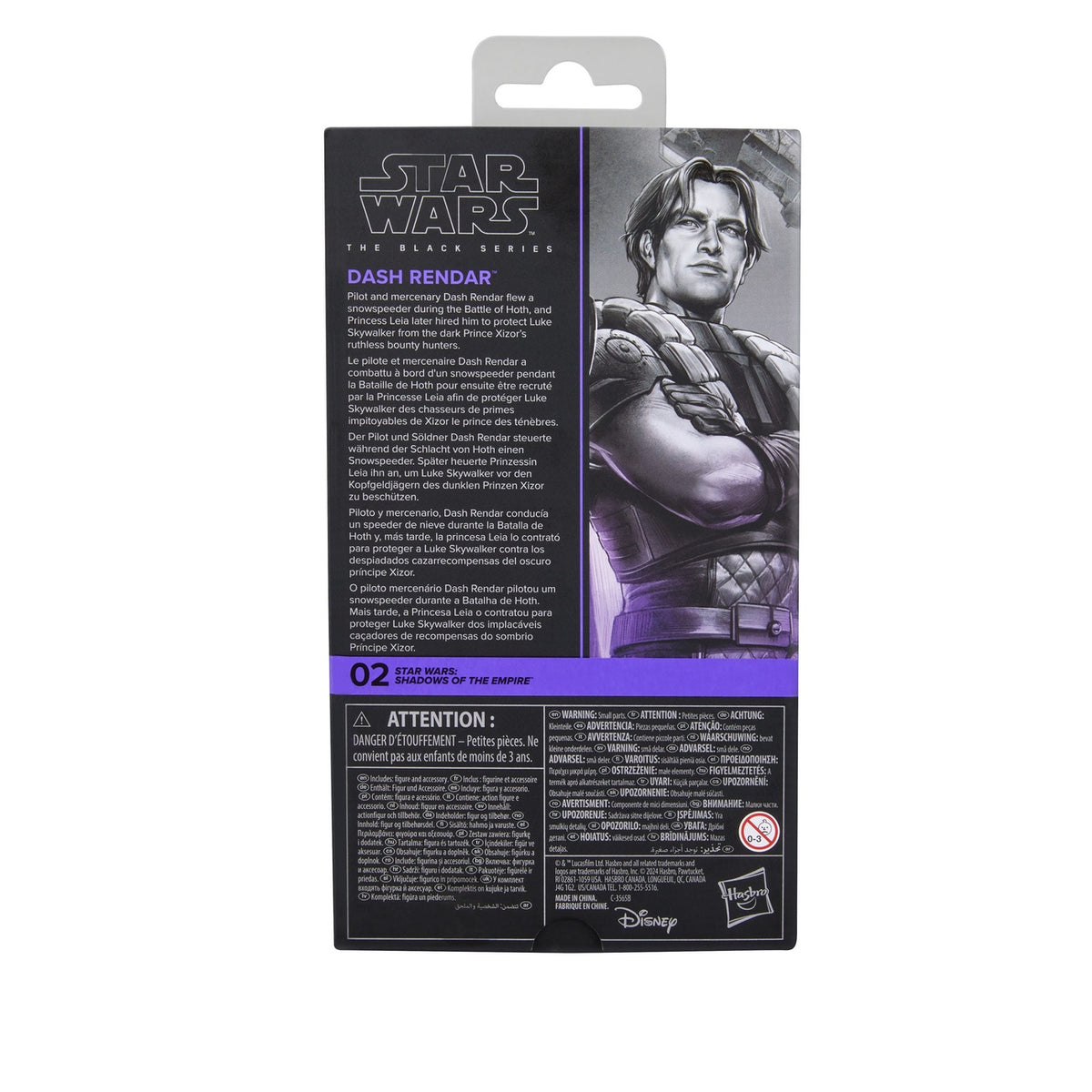 Produktbild Star Wars: Shadows of the Empire Black Series actionfigur Dash Rendar 15 cm