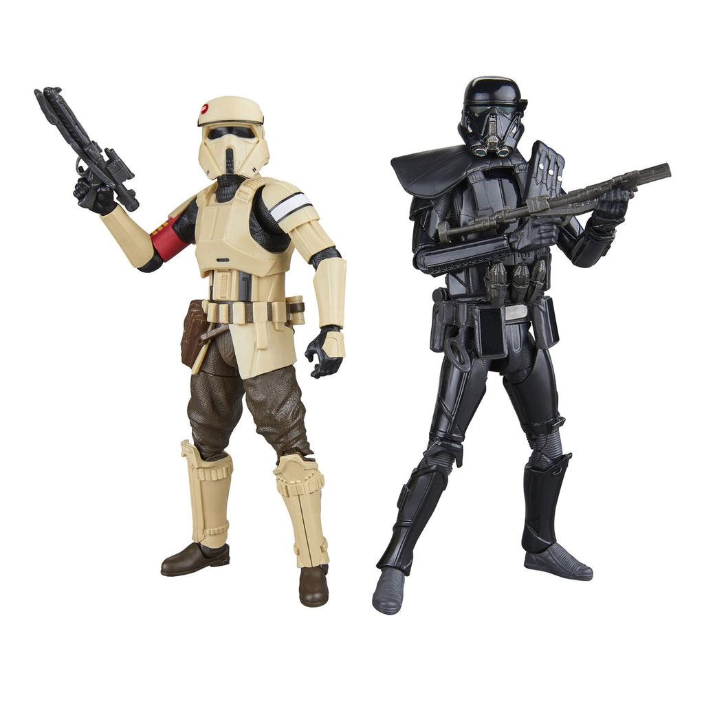 Produktbild Star Wars: Rogue One Black Series 2-pack actionfigurer Shoretrooper & Death Trooper 15 cm