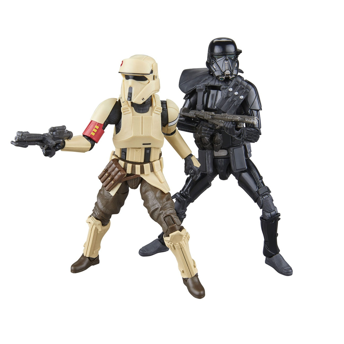 Produktbild Star Wars: Rogue One Black Series 2-pack actionfigurer Shoretrooper & Death Trooper 15 cm