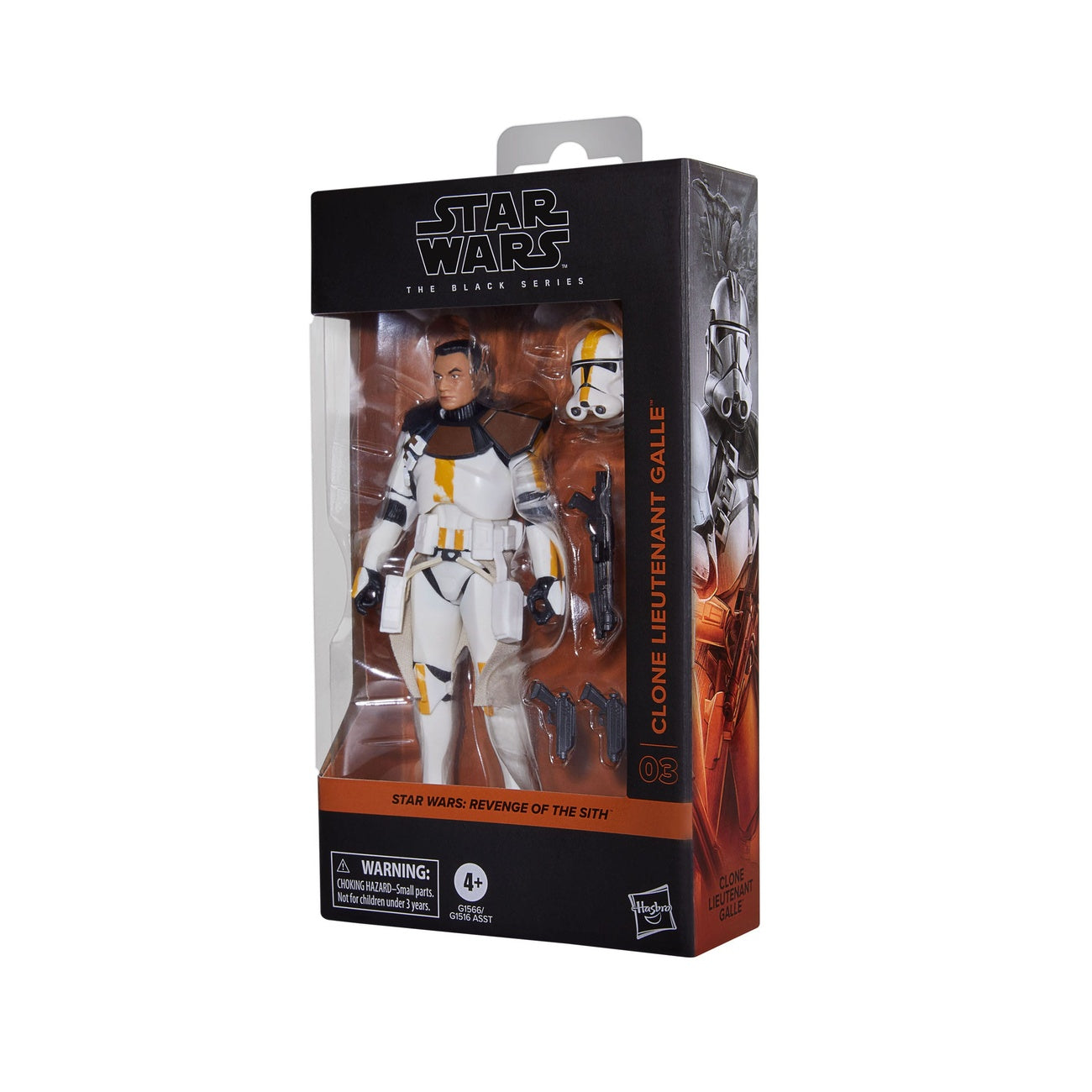 Produktbild Star Wars Episode III Black Series Actionfigur Clone Lieutenant Galle 15 cm