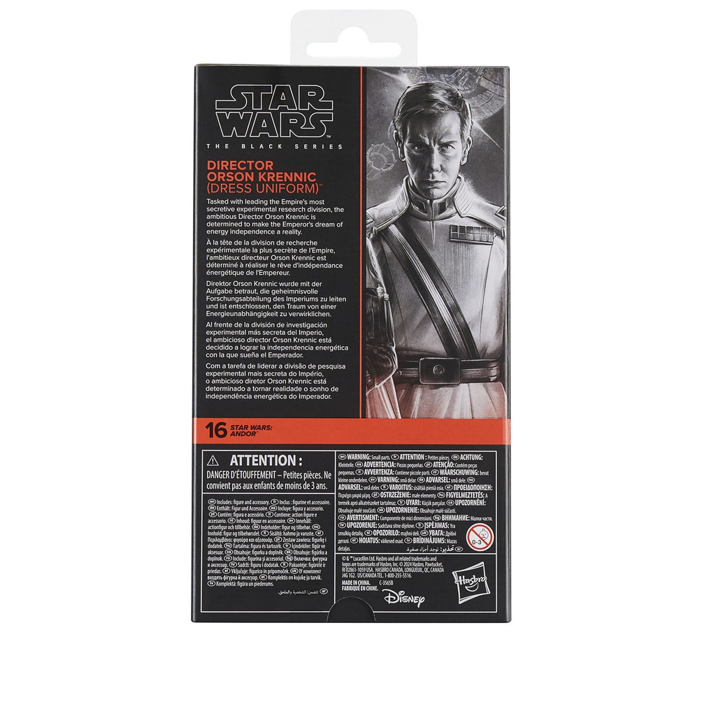 Produktbild Star Wars: Andor Black Series actionfigur Director Orson Krennic (högtidsuniform) 15 cm