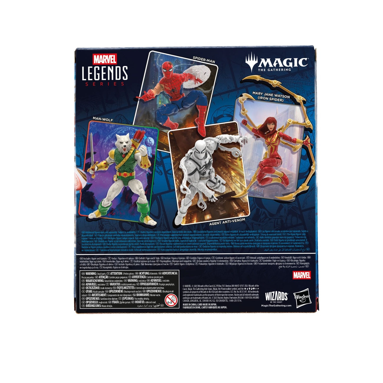 Produktbild Marvel Legends Magic: The Gathering actionfigur Mary Jane Watson (Iron Spider) (med exklusivt foil-kort) 15 cm