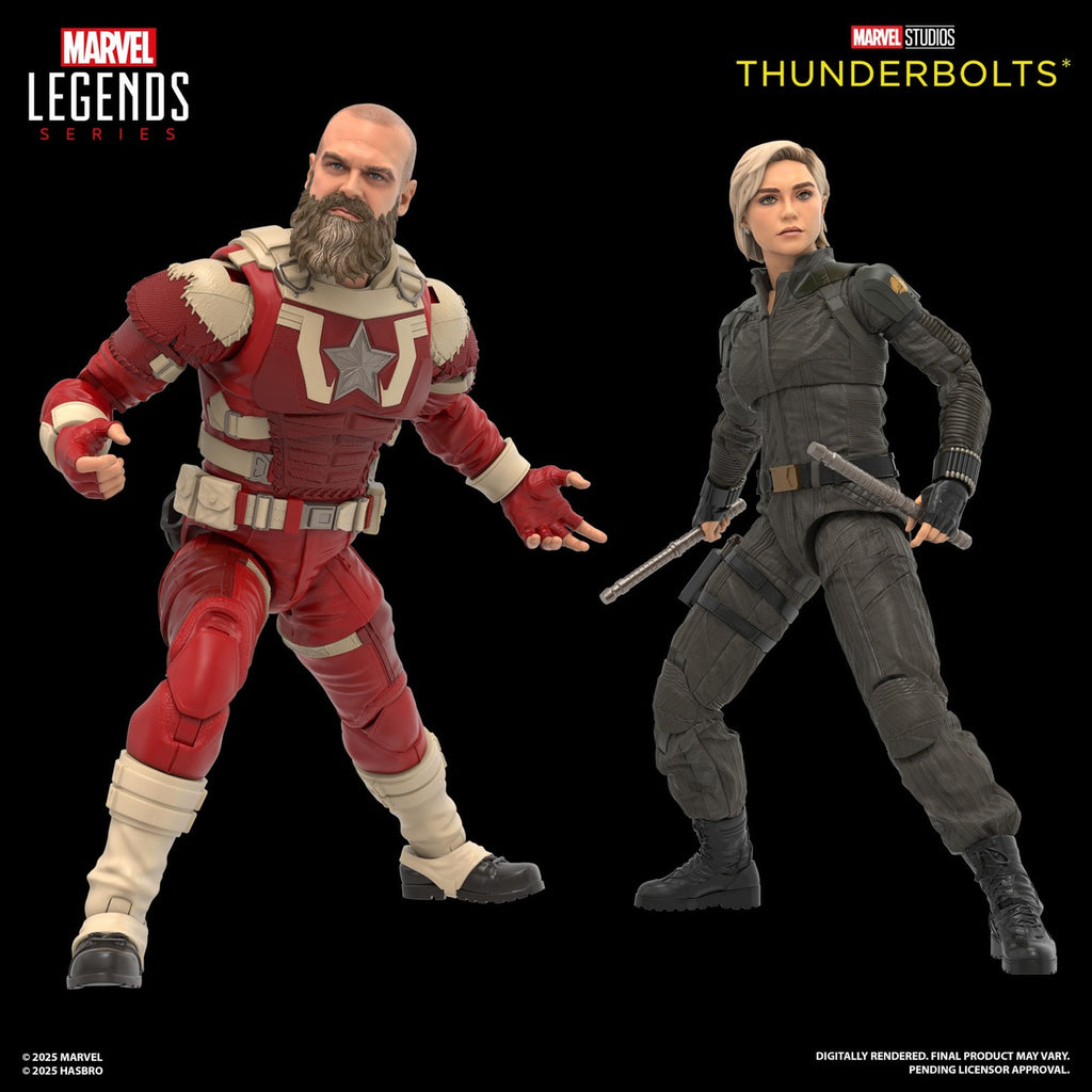 Produktbild Thunderbolts Marvel Legends actionfigurer 2-pack Yelena Belova & Red Guardian 15 cm