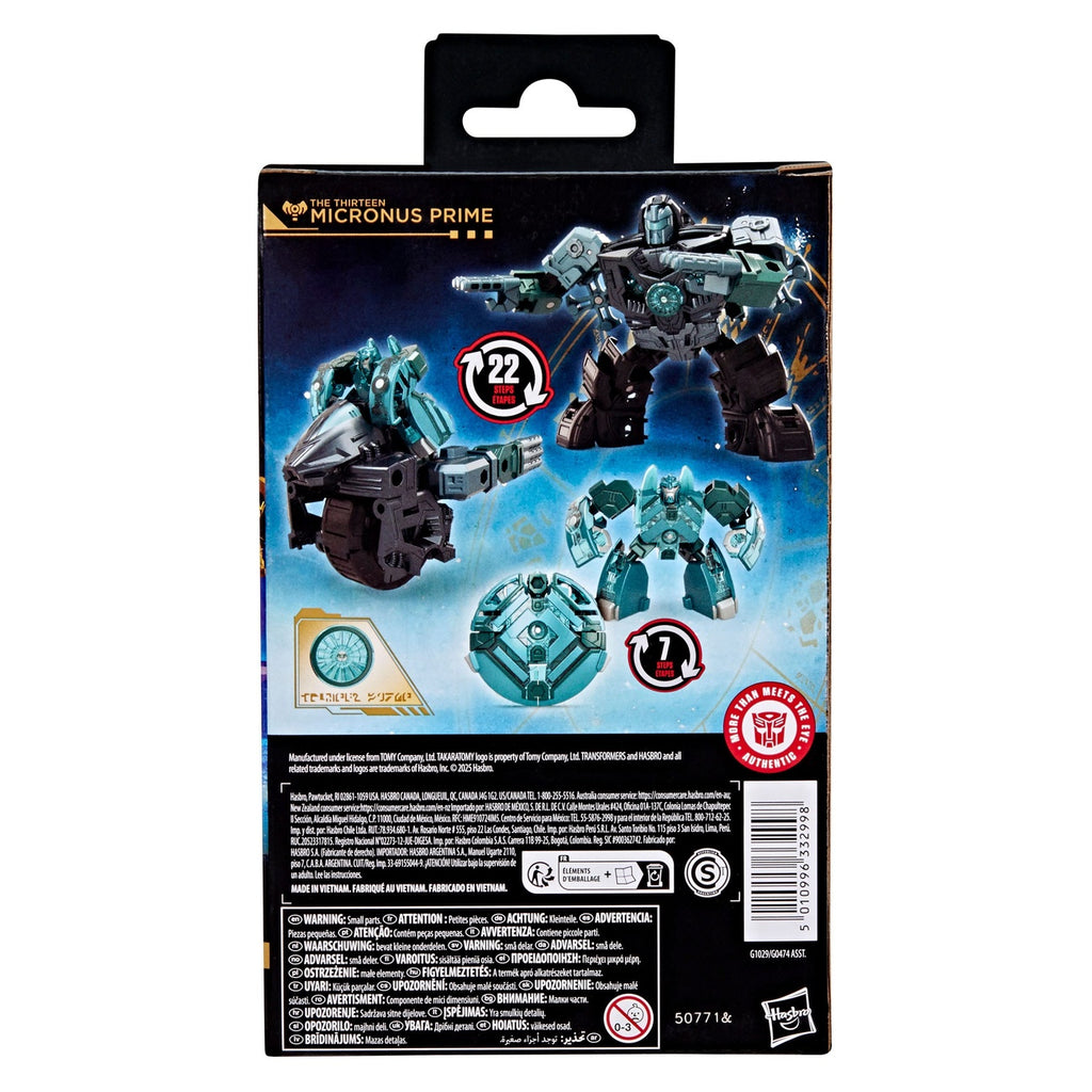 Produktbild Transformers Age of the Primes Deluxe Class actionfigur The Thirteen: Micronus Prime 14 cm