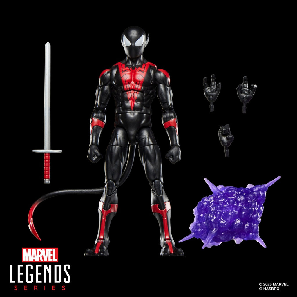 Produktbild Spider-Man Marvel Legends Retro actionfigur Uncanny Spider-Man (Nightcrawler) 15 cm