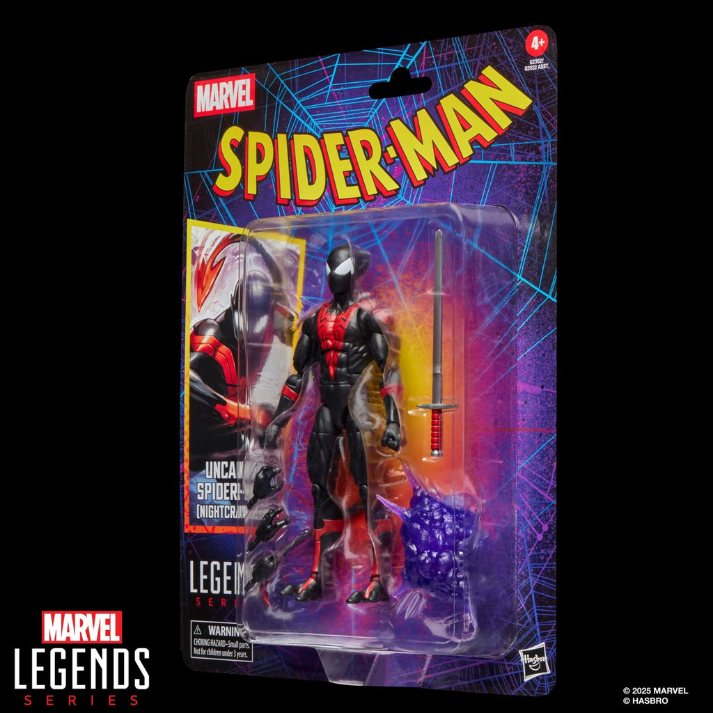 Produktbild Spider-Man Marvel Legends Retro actionfigur Uncanny Spider-Man (Nightcrawler) 15 cm
