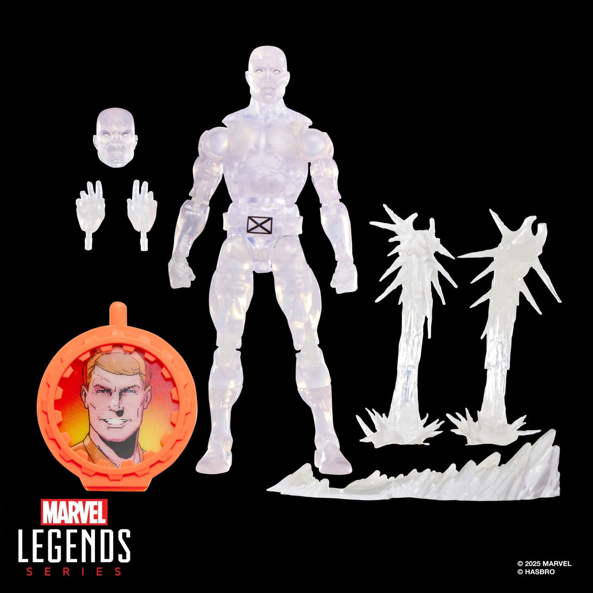 Produktbild Secret Wars Marvel Legends retro actionfigur Iceman 15 cm