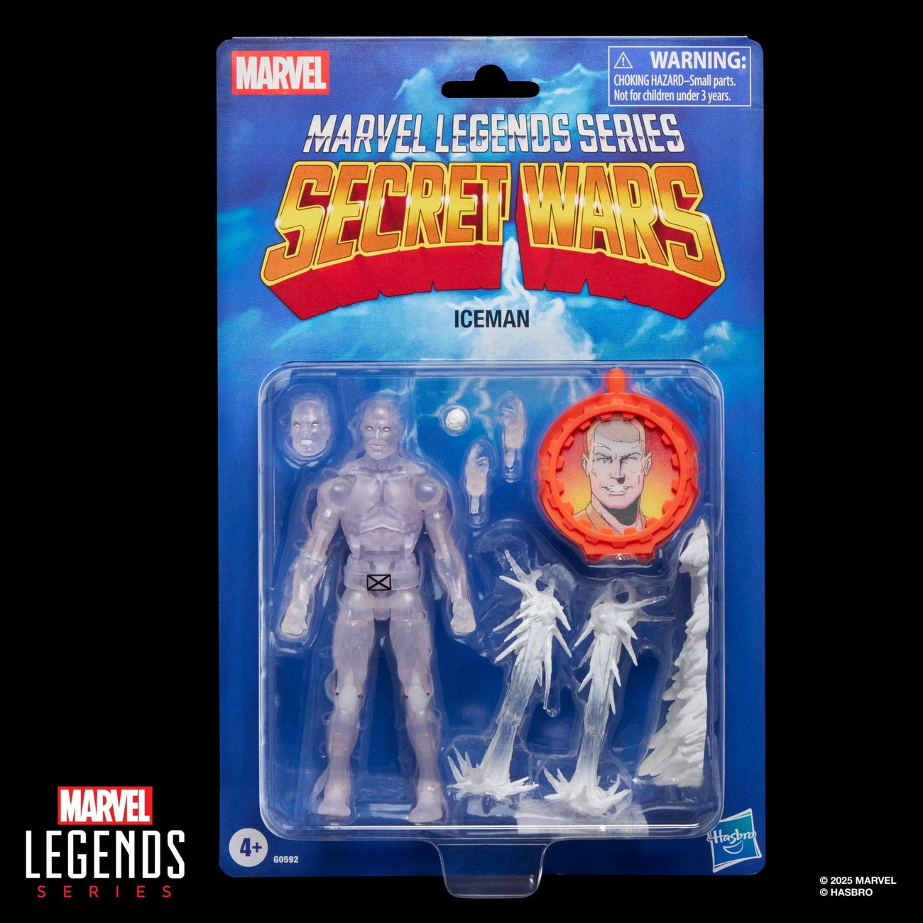 Produktbild Secret Wars Marvel Legends retro actionfigur Iceman 15 cm
