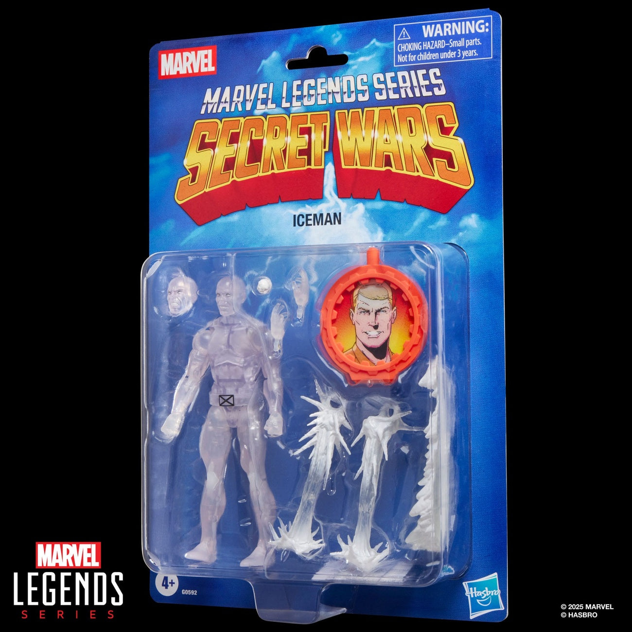 Produktbild Secret Wars Marvel Legends retro actionfigur Iceman 15 cm