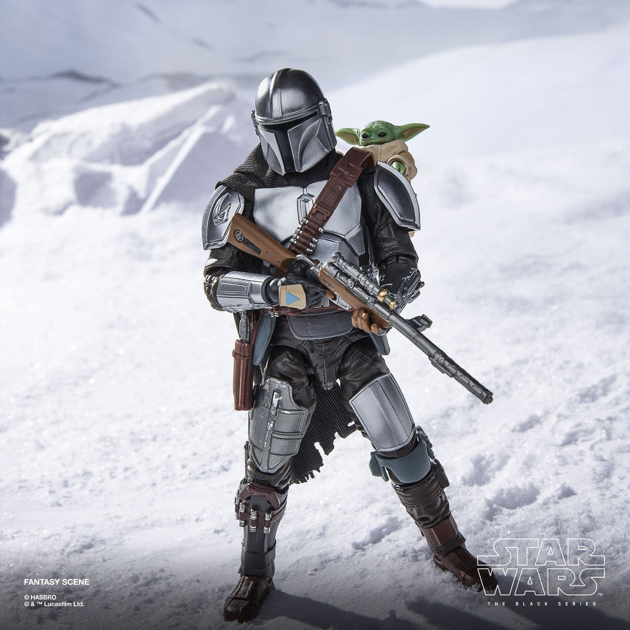 Produktbild Star Wars: The Mandalorian & Grogu Black Series Actionfigur The Mandalorian & Grogu 15 cm
