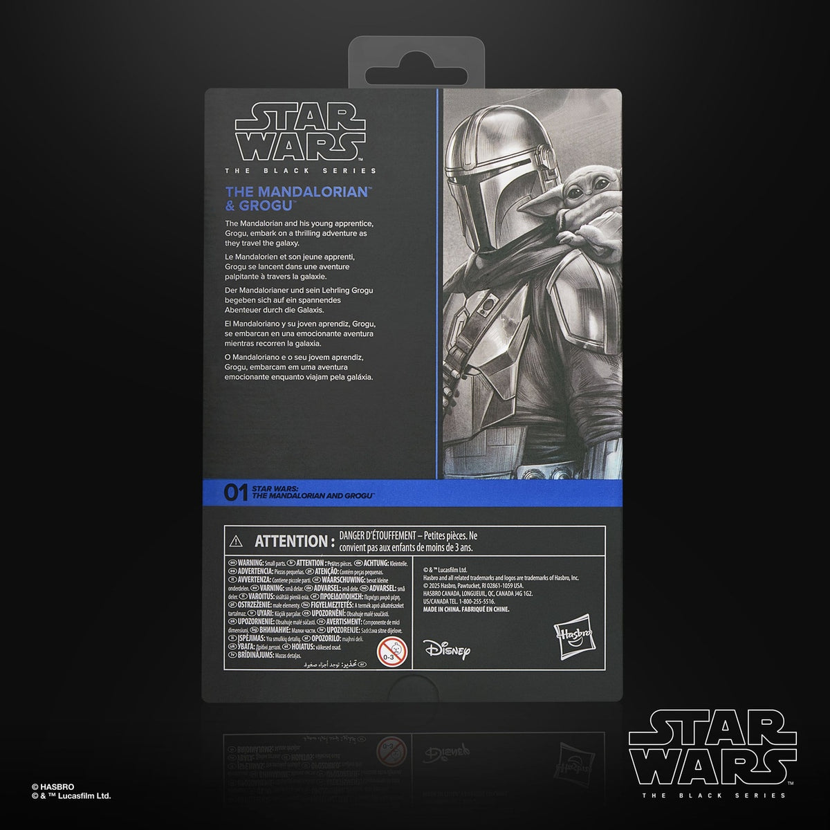 Produktbild Star Wars: The Mandalorian & Grogu Black Series Actionfigur The Mandalorian & Grogu 15 cm
