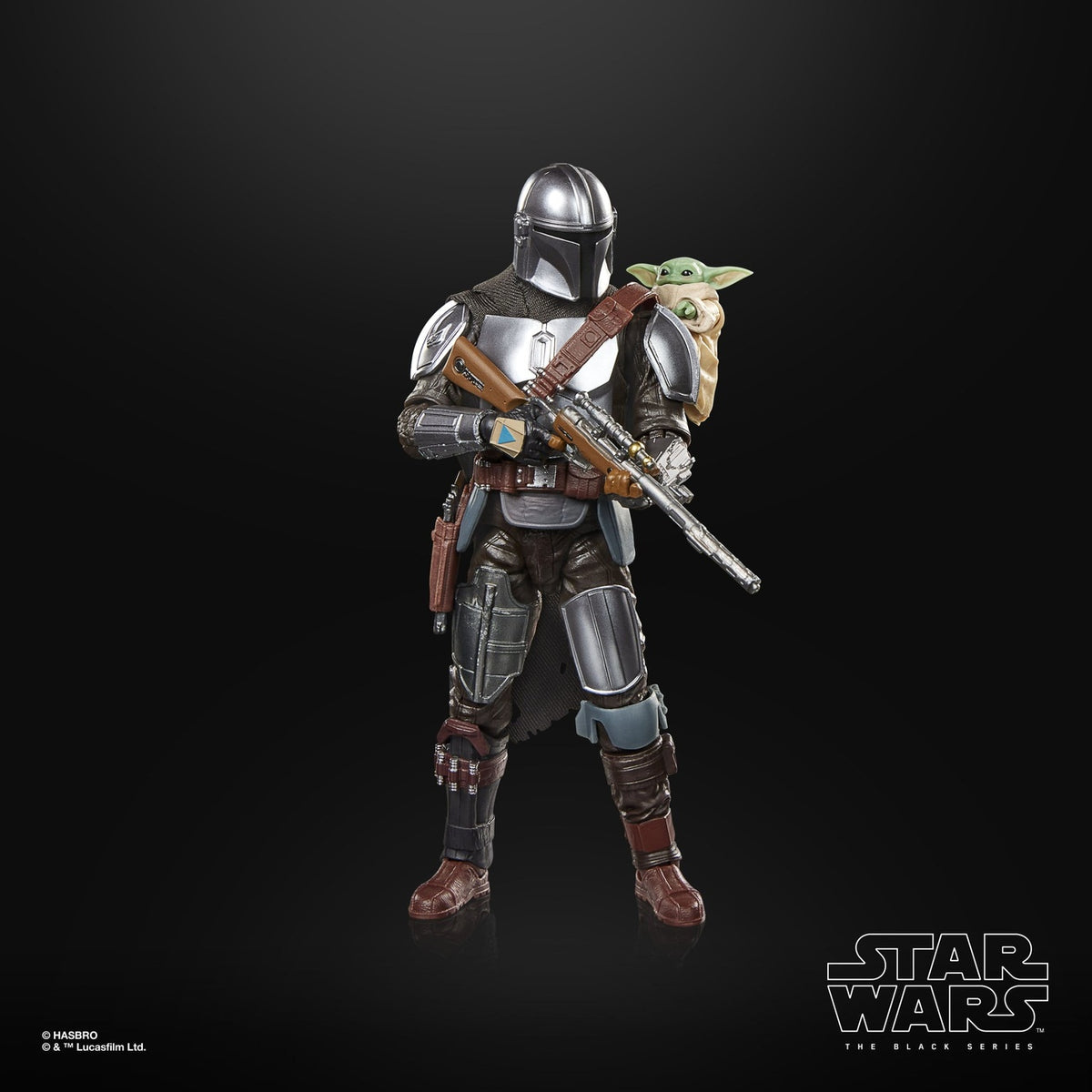 Produktbild Star Wars: The Mandalorian & Grogu Black Series Actionfigur The Mandalorian & Grogu 15 cm