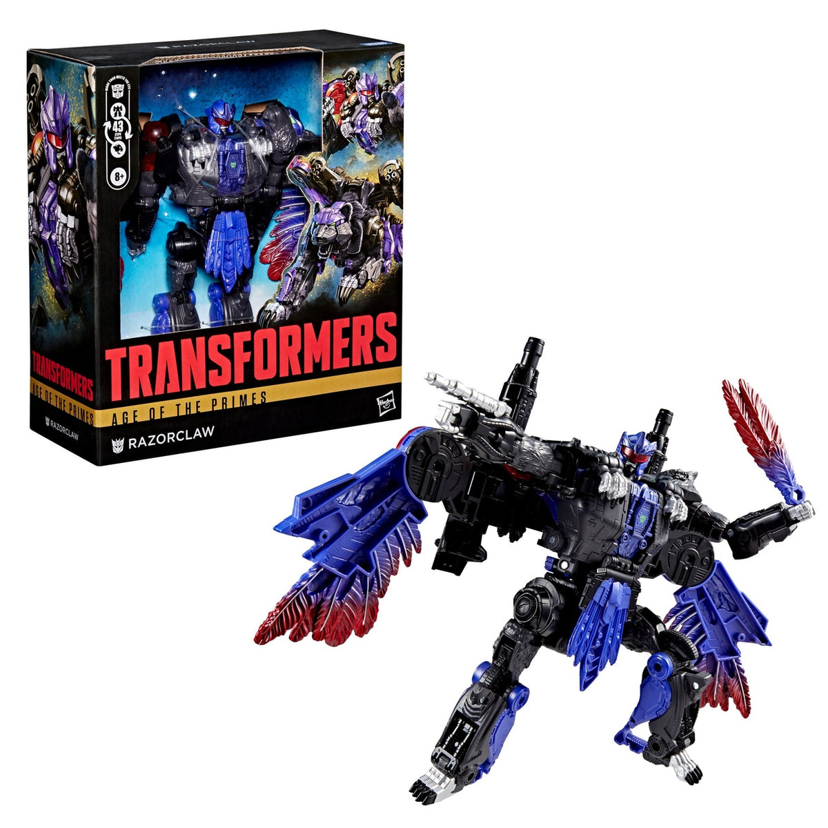 Produktbild Transformers Age of the Primes Leader Class actionfigur Razorclaw 19 cm