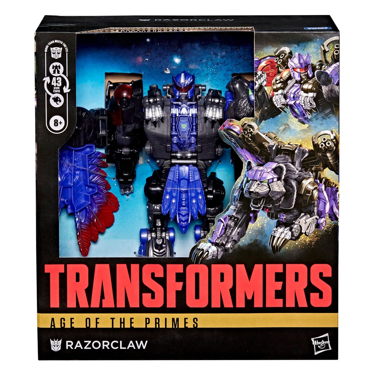 Produktbild Transformers Age of the Primes Leader Class actionfigur Razorclaw 19 cm