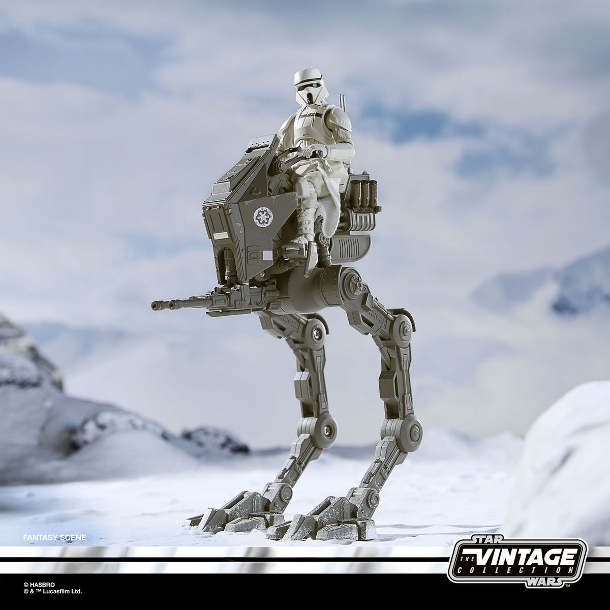 Produktbild Star Wars: The Mandalorian & Grogu Vintage Collection-fordon Imperial Remnant AT-RT 10 cm
