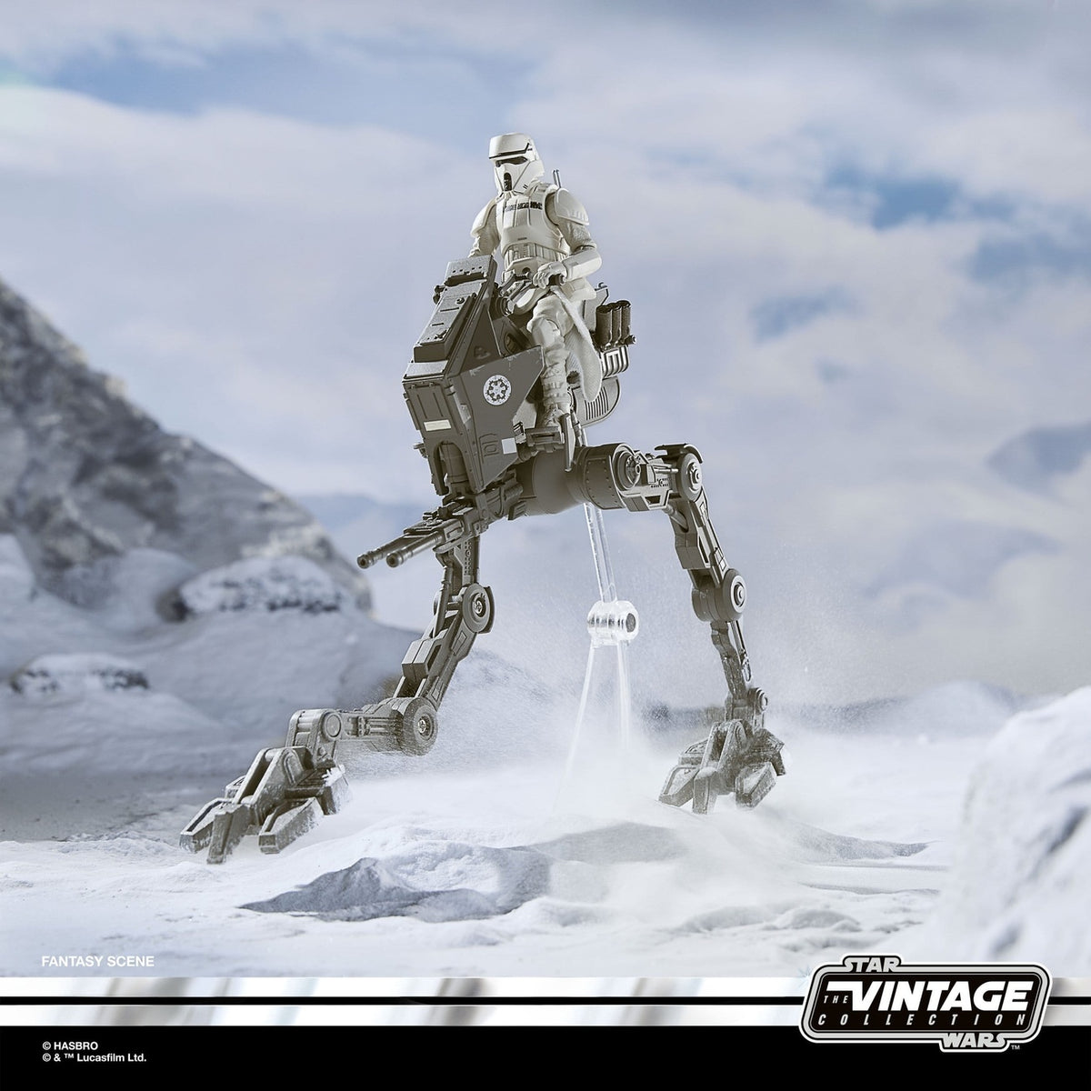 Produktbild Star Wars: The Mandalorian & Grogu Vintage Collection-fordon Imperial Remnant AT-RT 10 cm