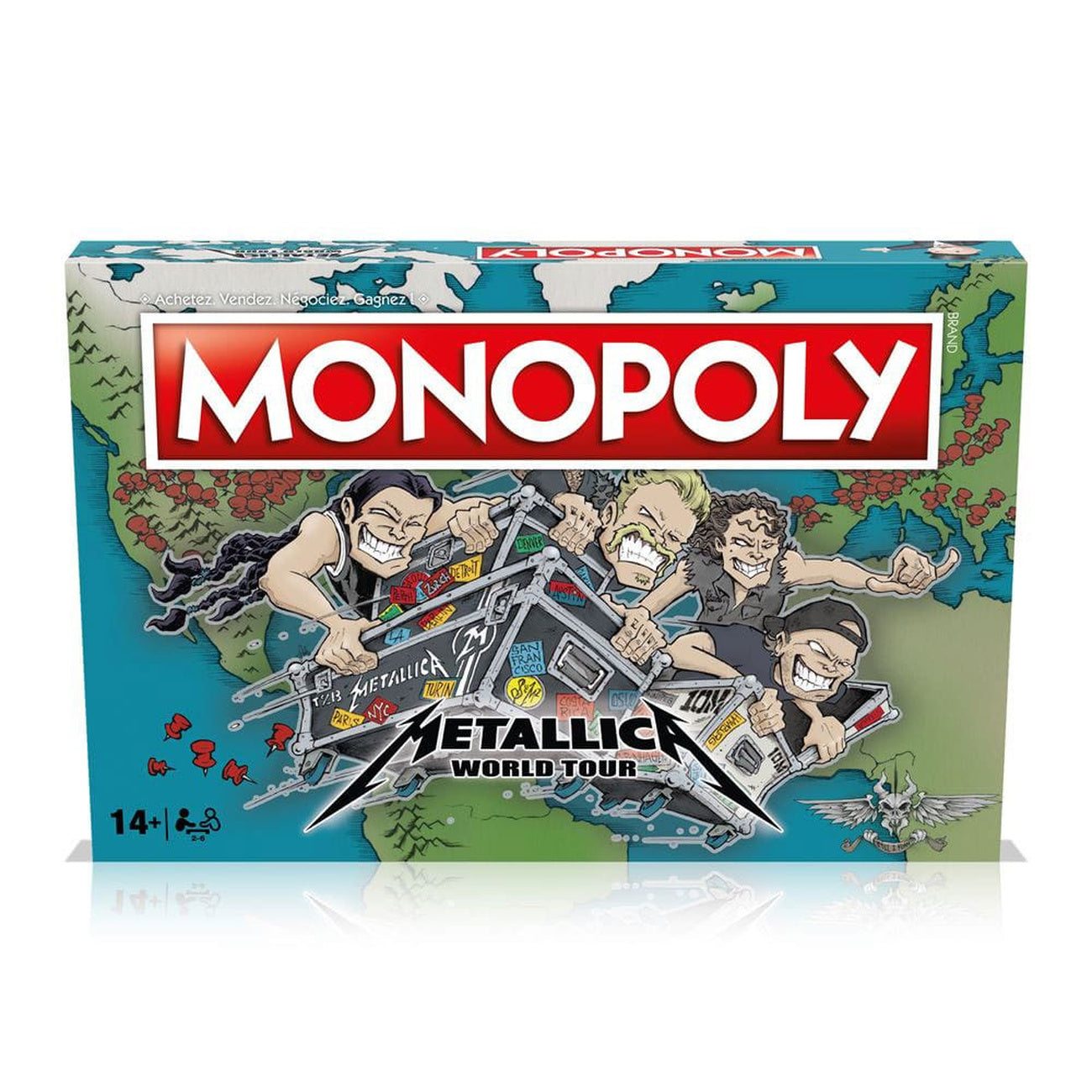 Produktbild Metallica Monopoly Metallica World Tour *Fransk Version*