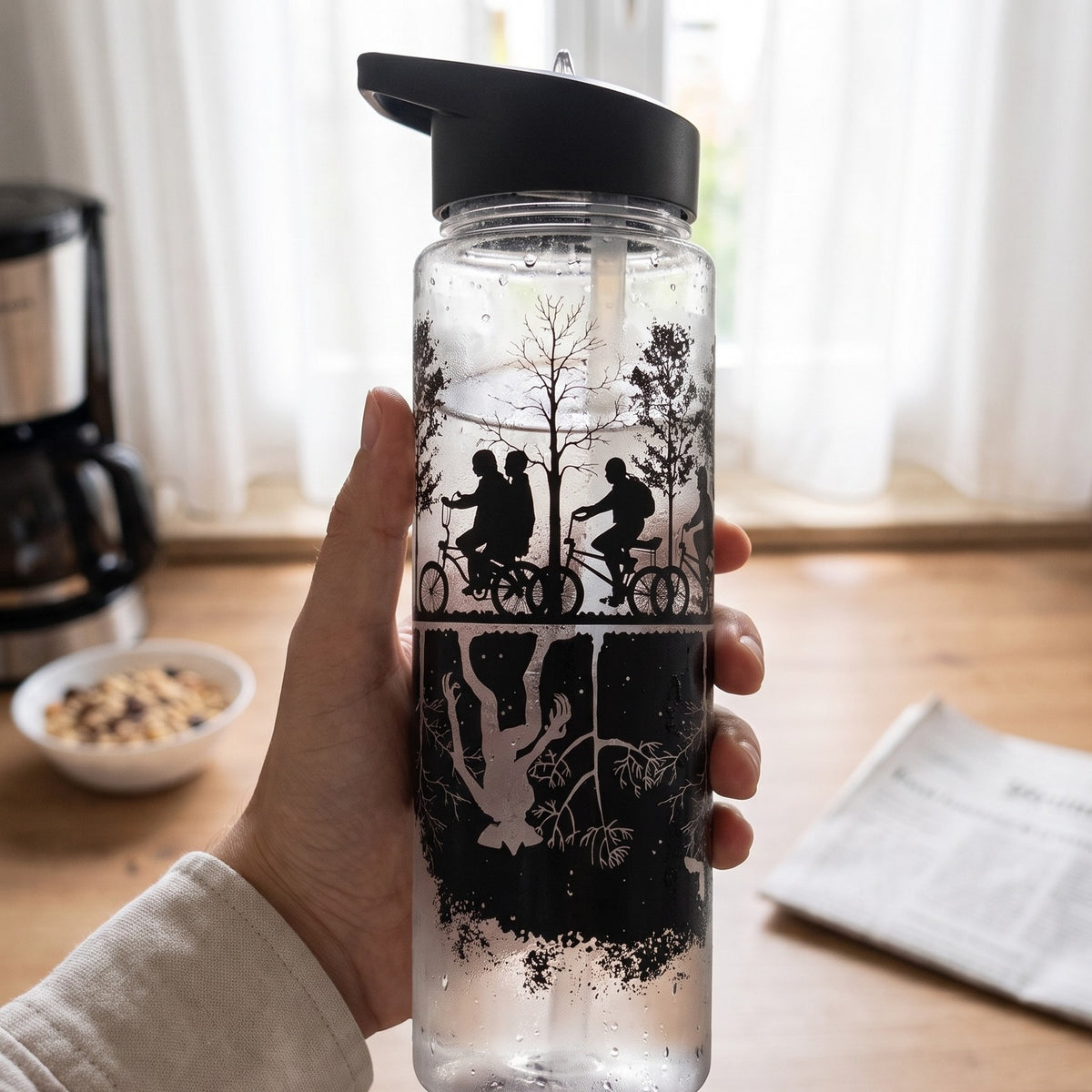 Produktbild Stranger Things Vattenflaska Upside Down