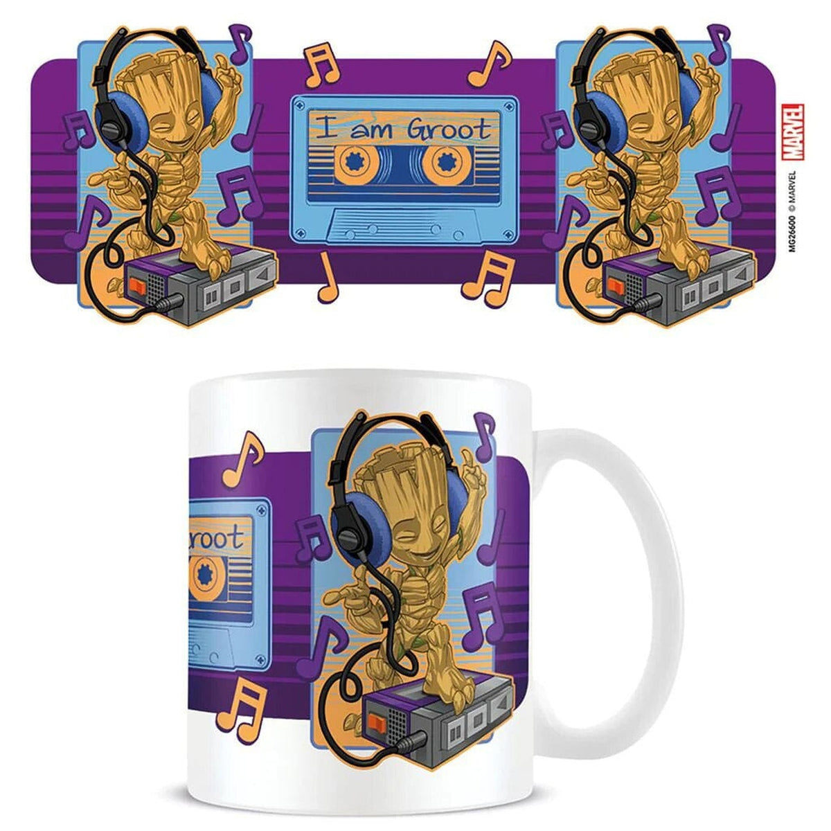 Produktbild Marvel Mugg Guardians of the Galaxy Groot Cassette