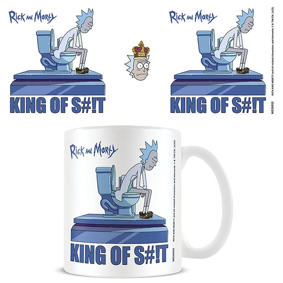 Produktbild Rick and Morty Mugg King of Shit