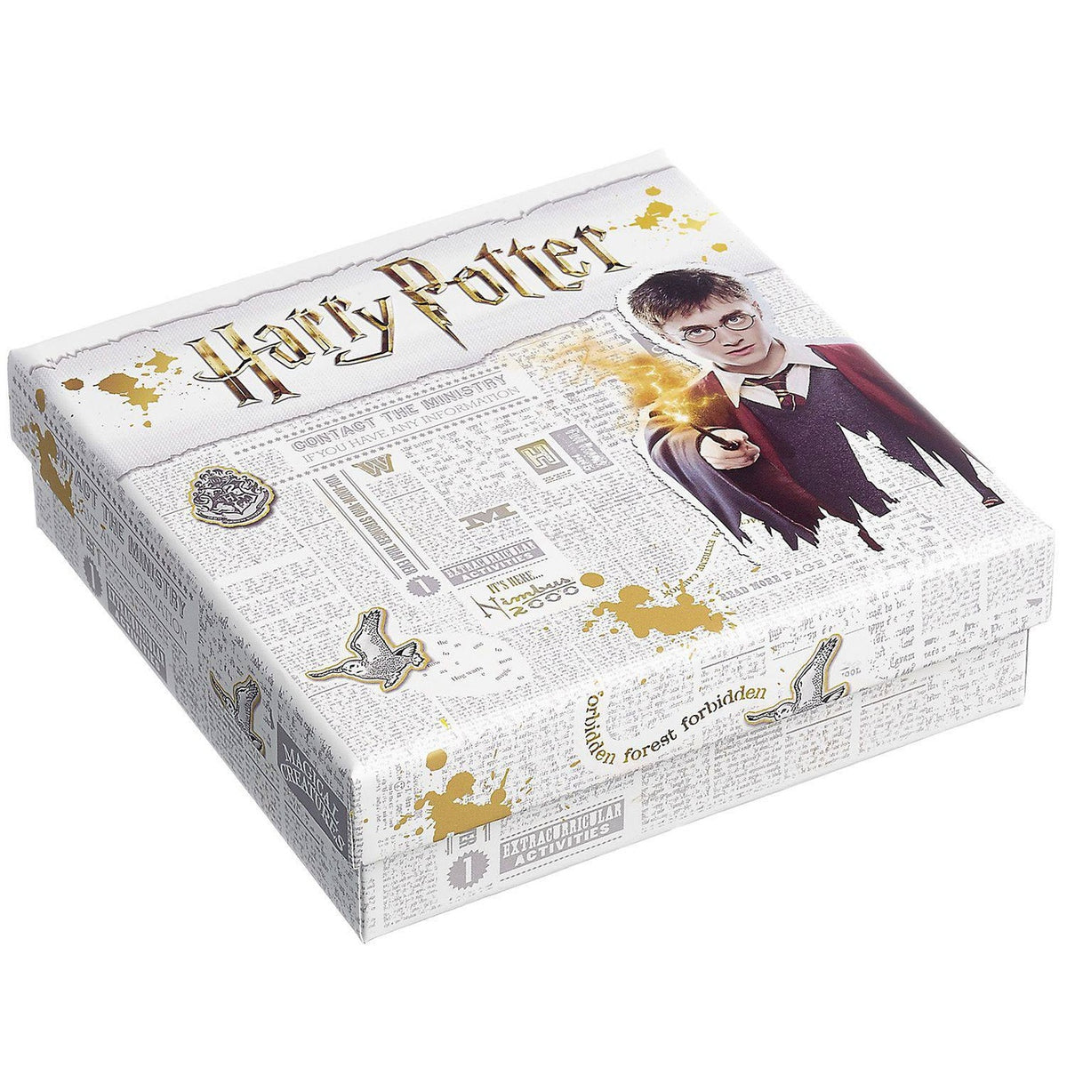 Product image Harry Potter Bracelet Charm Set Deathly Hallows/Snitch/3 Spell Beads (silver-plated)